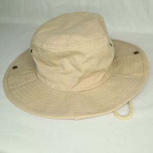 Hat Nissin Cap Safari Snap Bill Hat  Tan Adult Size